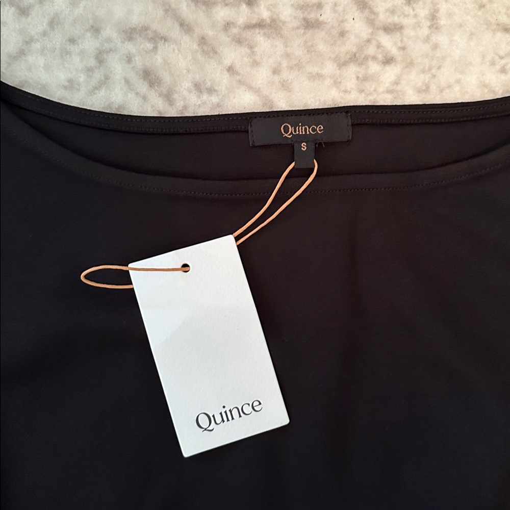 Quince Ultra-Stretch Ponte Cap Sleeve Dress - Picture 4 of 6